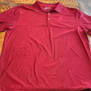 Burgundy Nike Tour Performance Dri Fit Golf Shirt - XL!